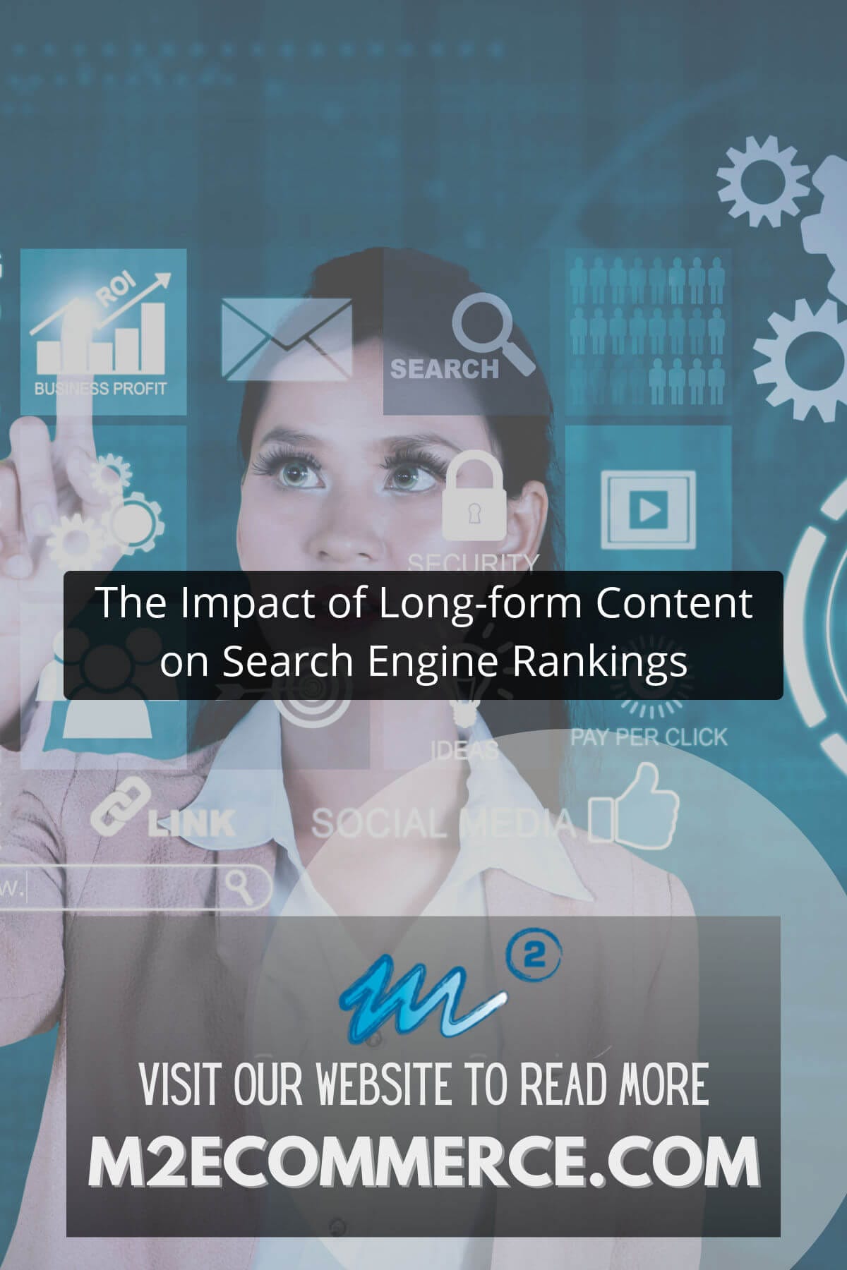 The Impact of Long-form Content on Search Engine Rankings Pinterest Image