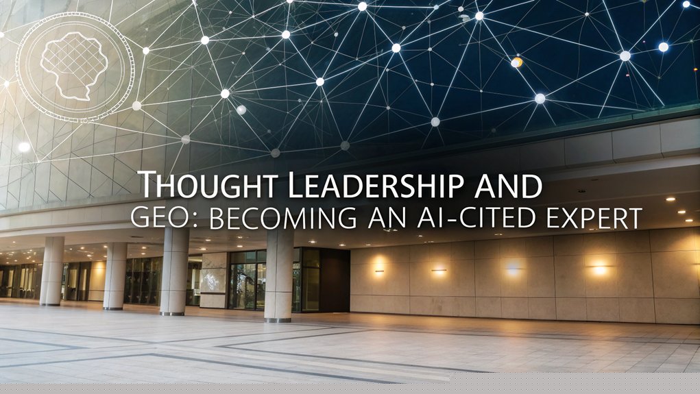 Thought Leadership and GEO: Becoming an AI-Cited Expert