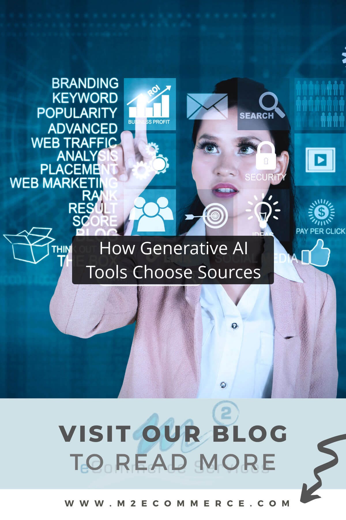 How Generative AI Tools Choose Sources Pinterest Image