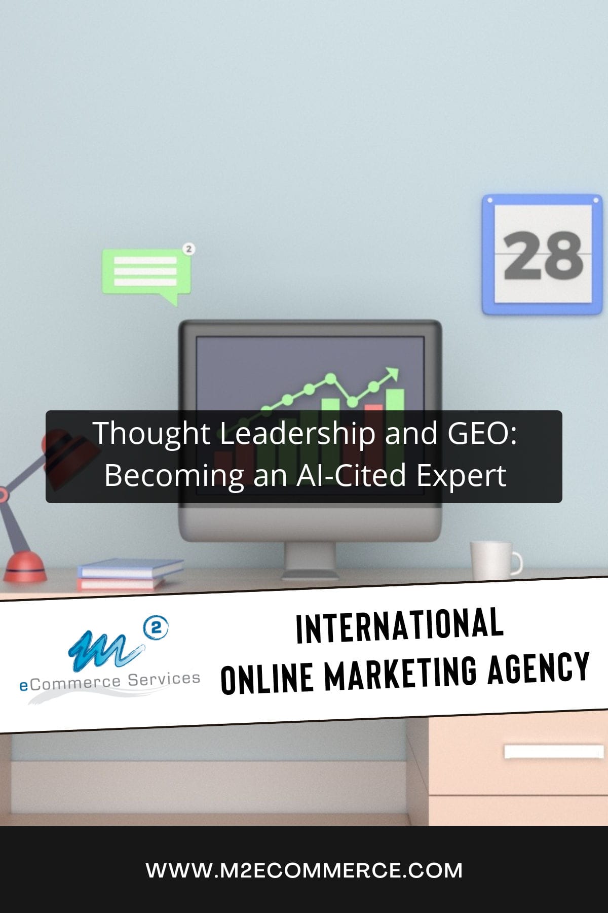 Thought Leadership and GEO: Becoming an AI-Cited Expert Pinterest Image